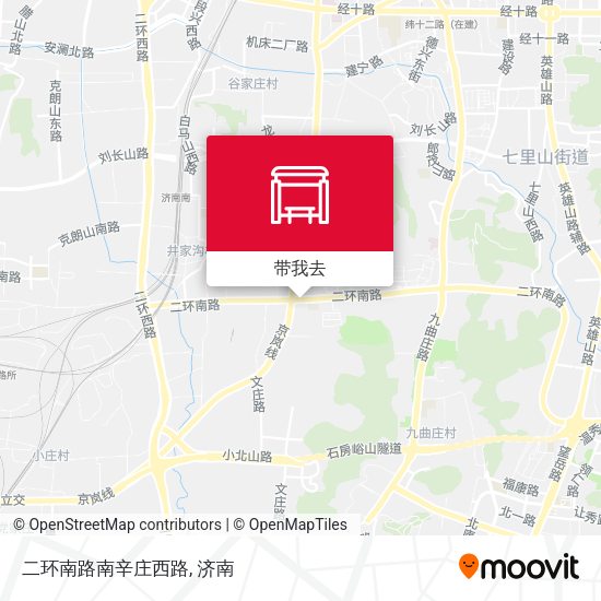 二环南路南辛庄西路地图
