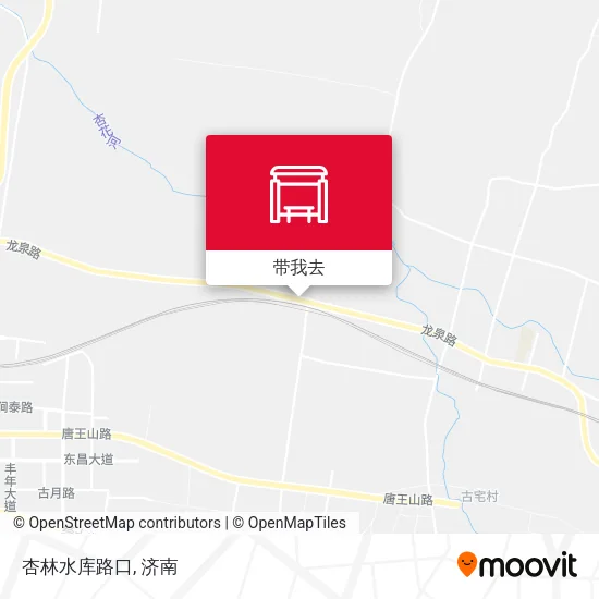 杏林水库路口地图