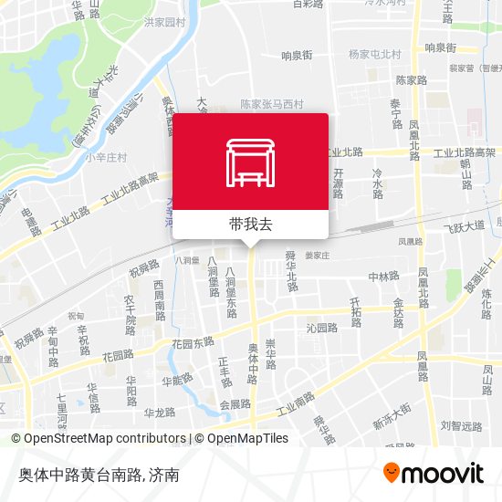 奥体中路黄台南路地图