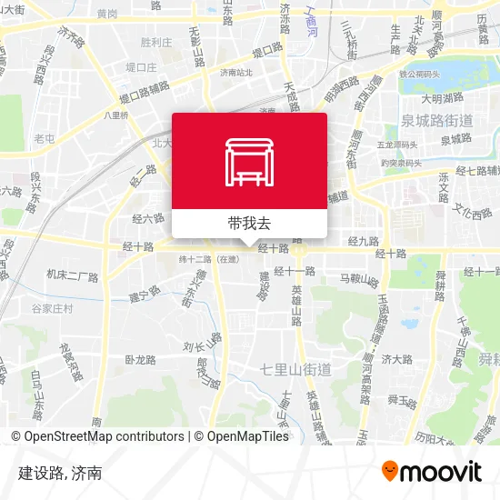 建设路地图
