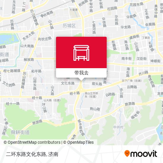 二环东路文化东路地图