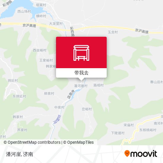 潘河崖地图