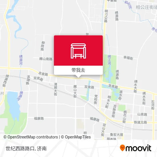 世纪西路路口地图