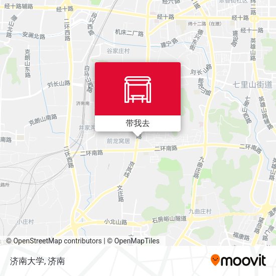 济南大学地图