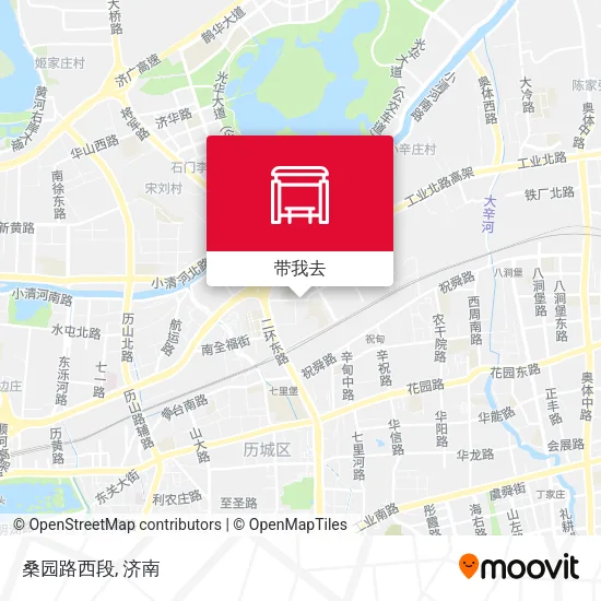 桑园路西段地图