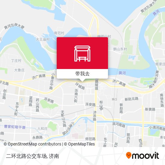 二环北路公交车场地图