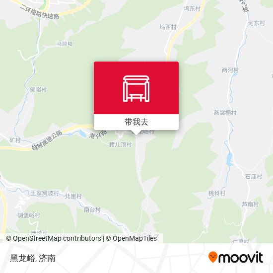 黑龙峪地图