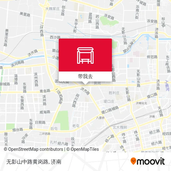无影山中路黄岗路地图
