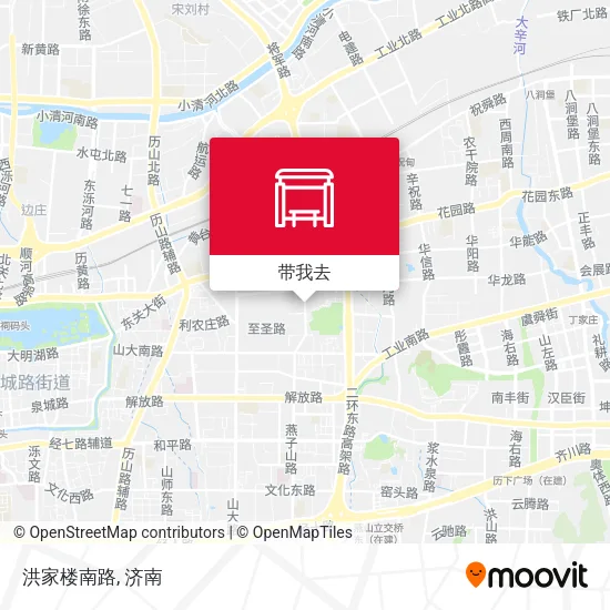 洪家楼南路地图