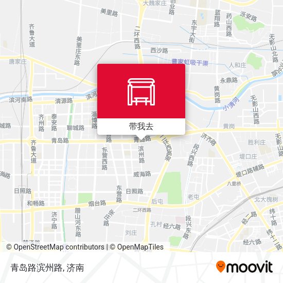 青岛路滨州路地图