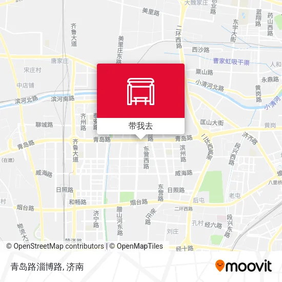 青岛路淄博路地图