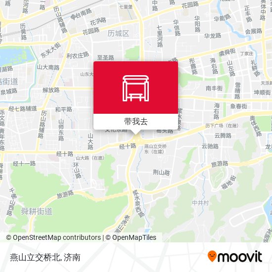 燕山立交桥北地图