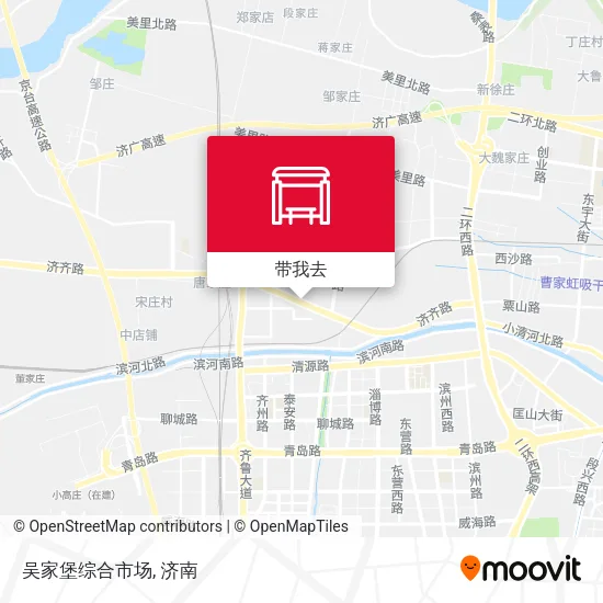 吴家堡综合市场地图