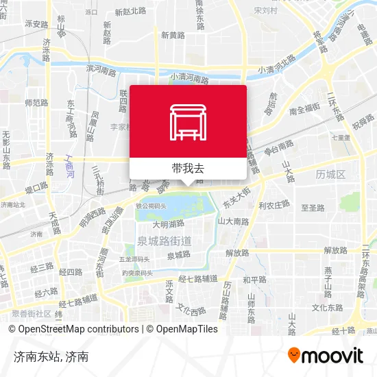 济南东站地图