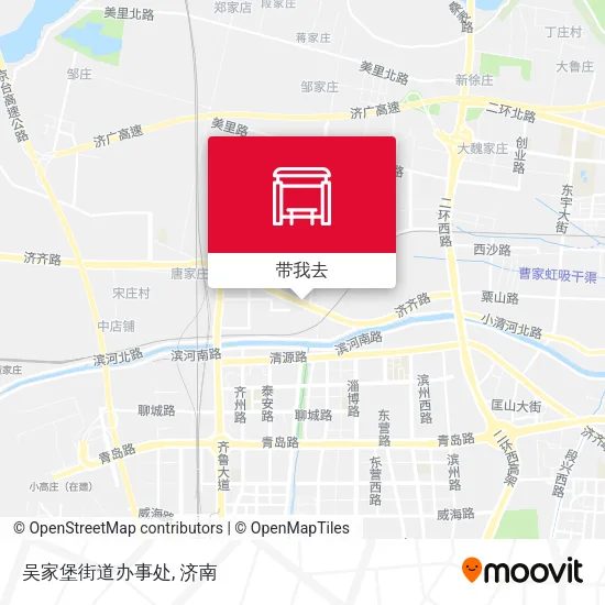 吴家堡街道办事处地图