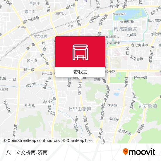八一立交桥南地图