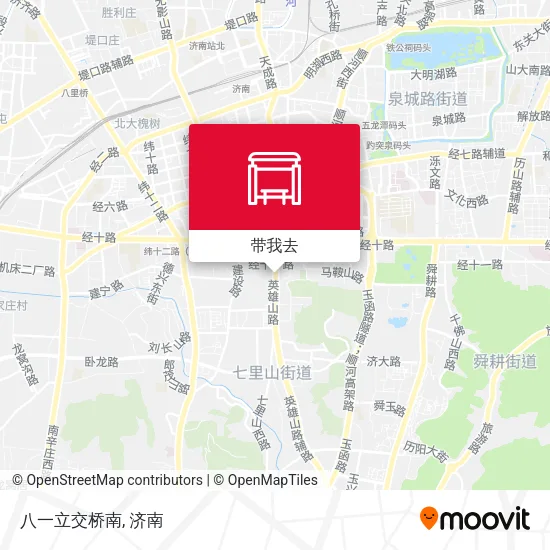 八一立交桥南地图