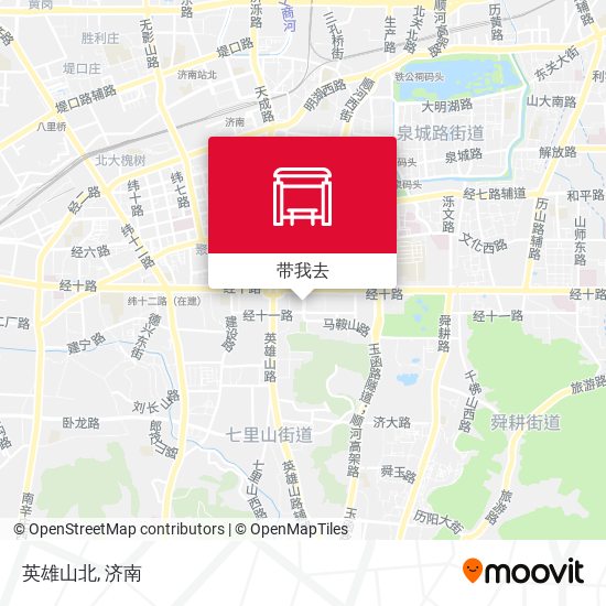 英雄山北地图