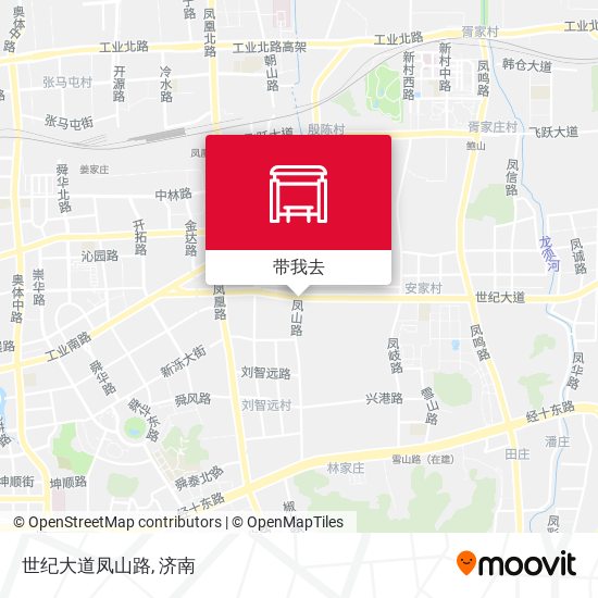 世纪大道凤山路地图