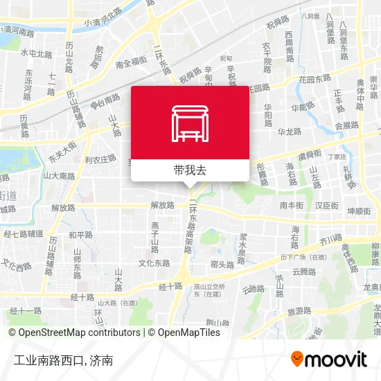工业南路西口地图