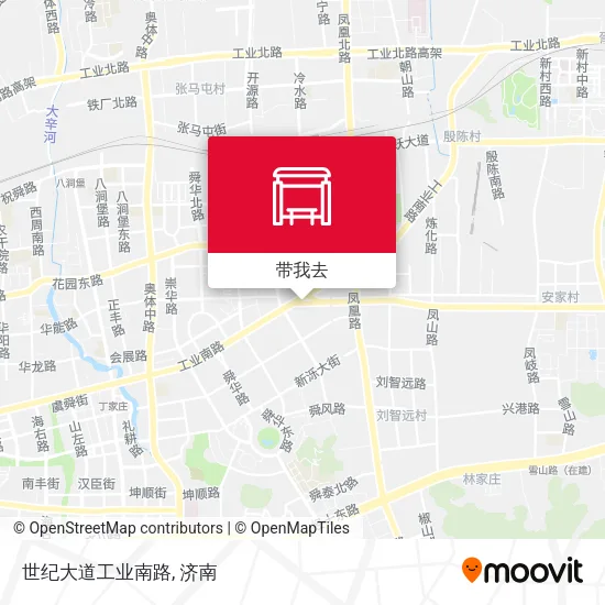 世纪大道工业南路地图