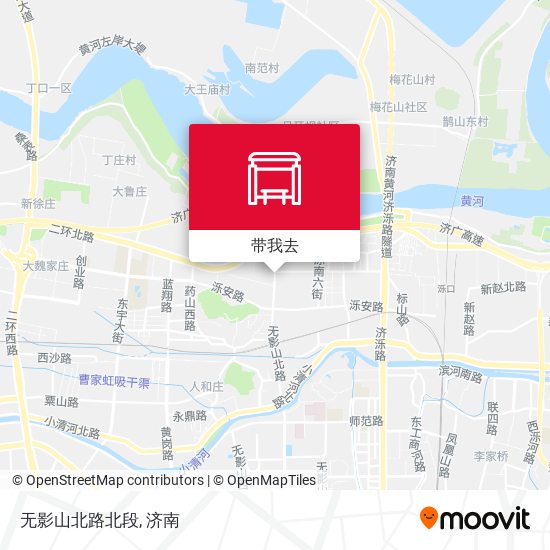 无影山北路北段地图