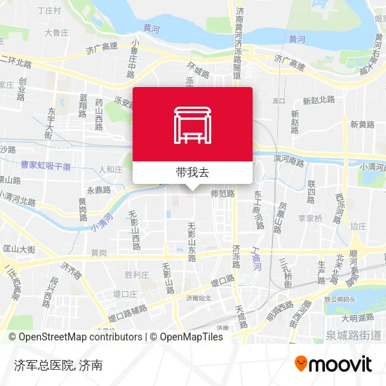 济军总医院地图