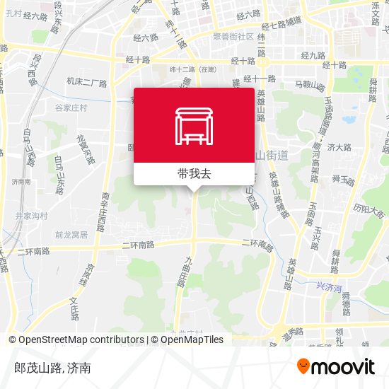 郎茂山路地图