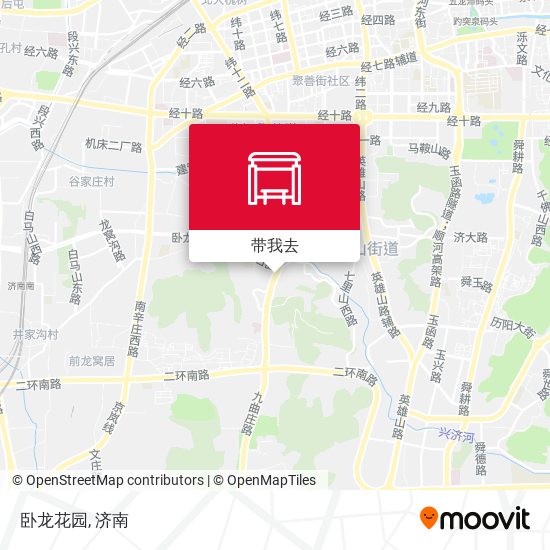 卧龙花园地图