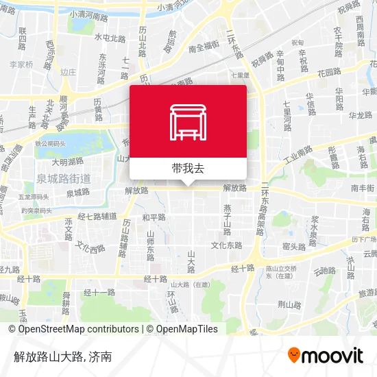 解放路山大路地图
