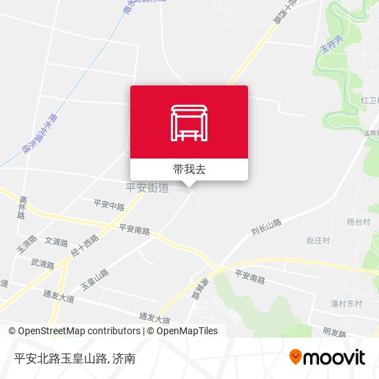 平安北路玉皇山路地图