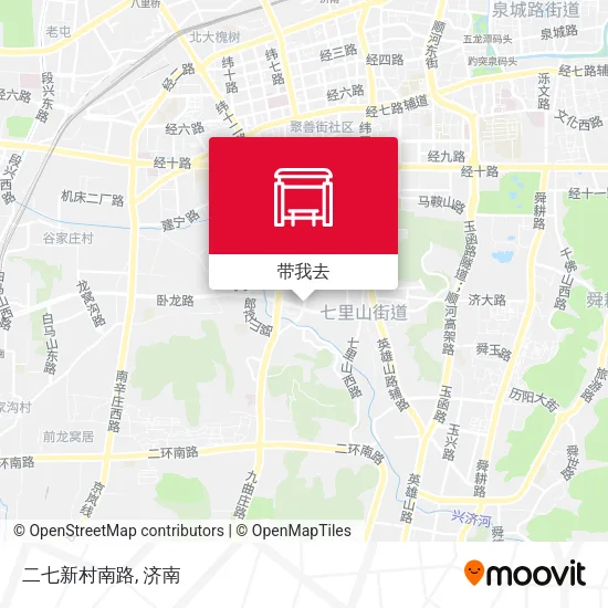 二七新村南路地图