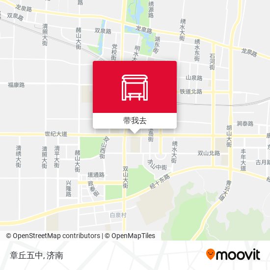 章丘五中地图