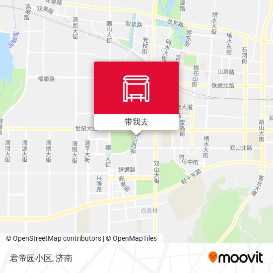 君帝园小区地图