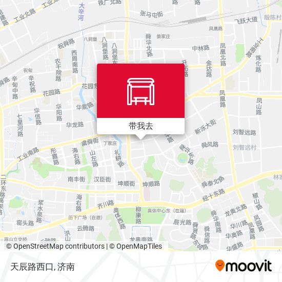 天辰路西口地图