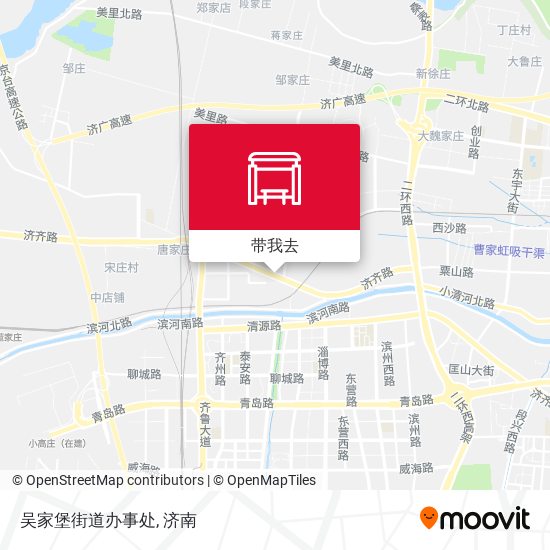 吴家堡街道办事处地图