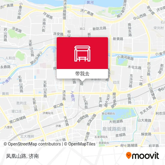 凤凰山路地图