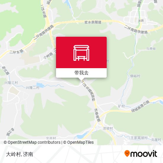 大岭村地图