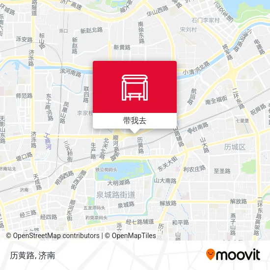 历黄路地图