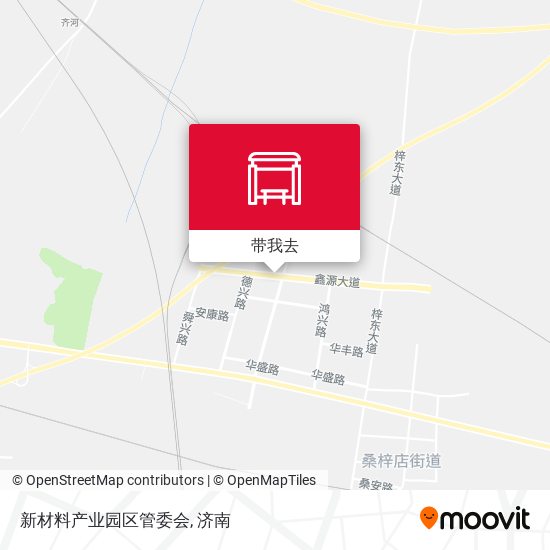 新材料产业园区管委会地图