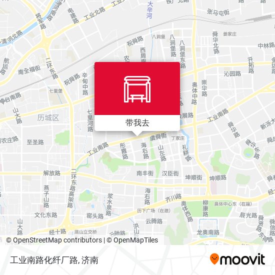 工业南路化纤厂路地图