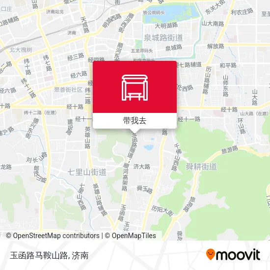 玉函路马鞍山路地图