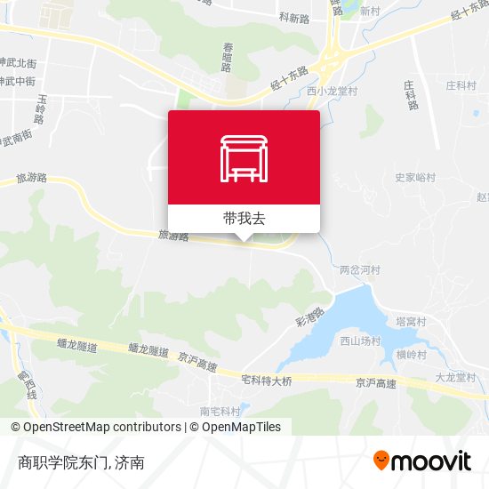 商职学院东门地图