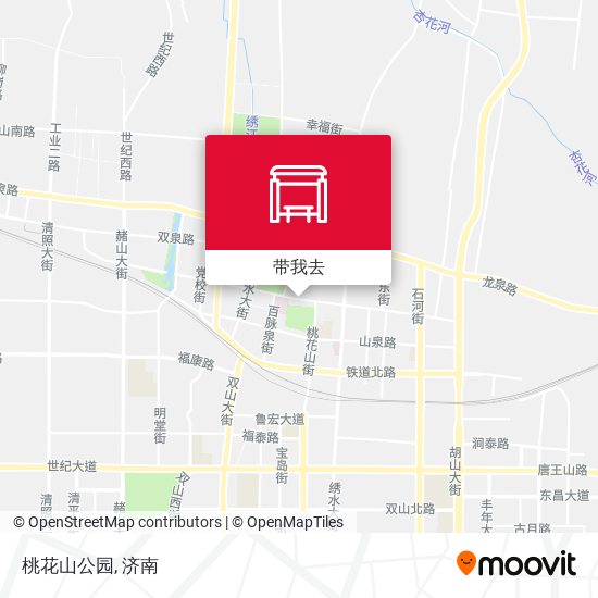 桃花山公园地图