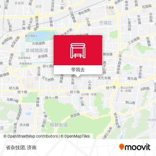 省杂技团地图