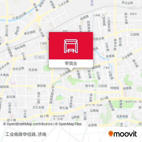 工业南路华信路地图