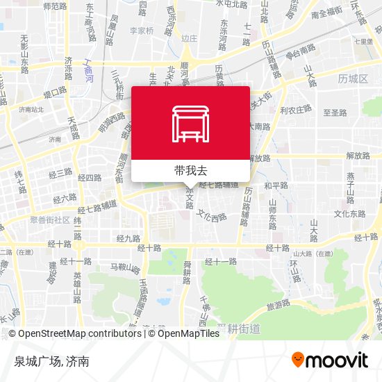 泉城广场地图