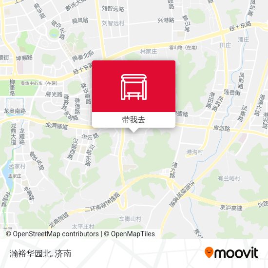 瀚裕华园北地图