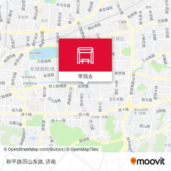 和平路历山东路地图