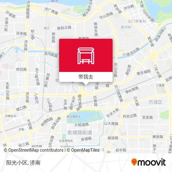 阳光小区地图